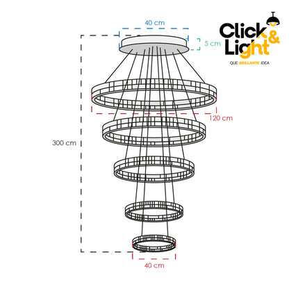 COLGANTE MODERNO ANGEL NEGRO CLARO