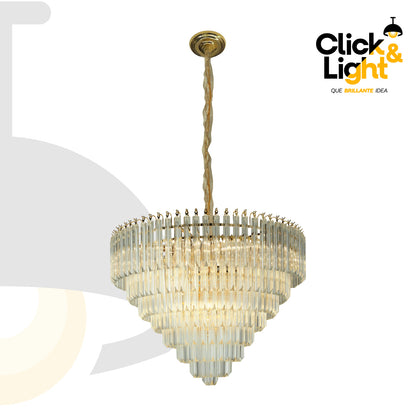 COLGANTE CLÁSICO ANGELA DORADO CLARO