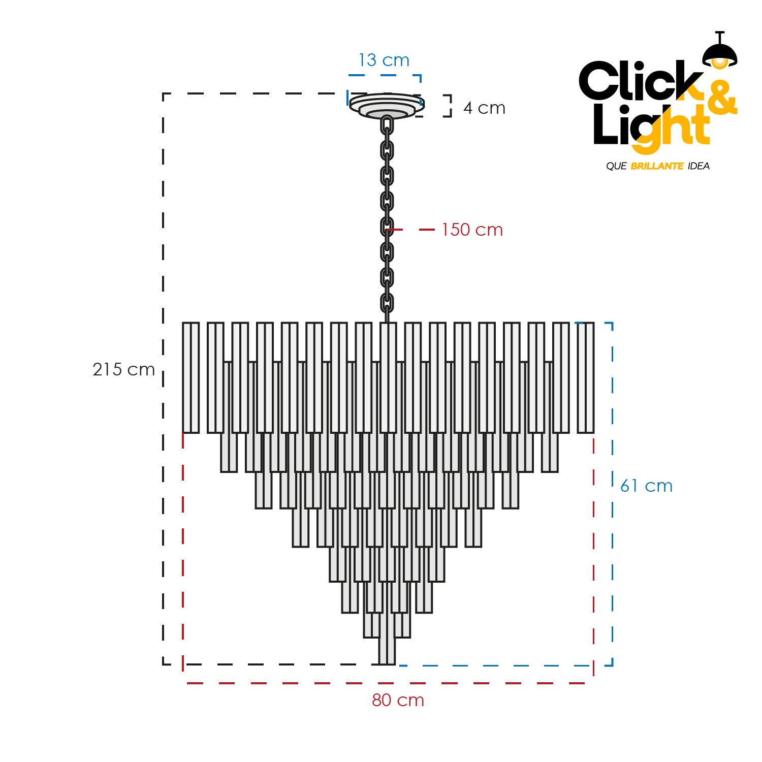 COLGANTE CLÁSICO ANGELA DORADO CLARO