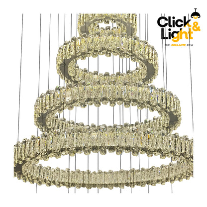 COLGANTE MODERNO GRACIELA DORADO CLARO