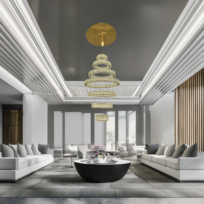 COLGANTE MODERNO GRACIELA DORADO CLARO