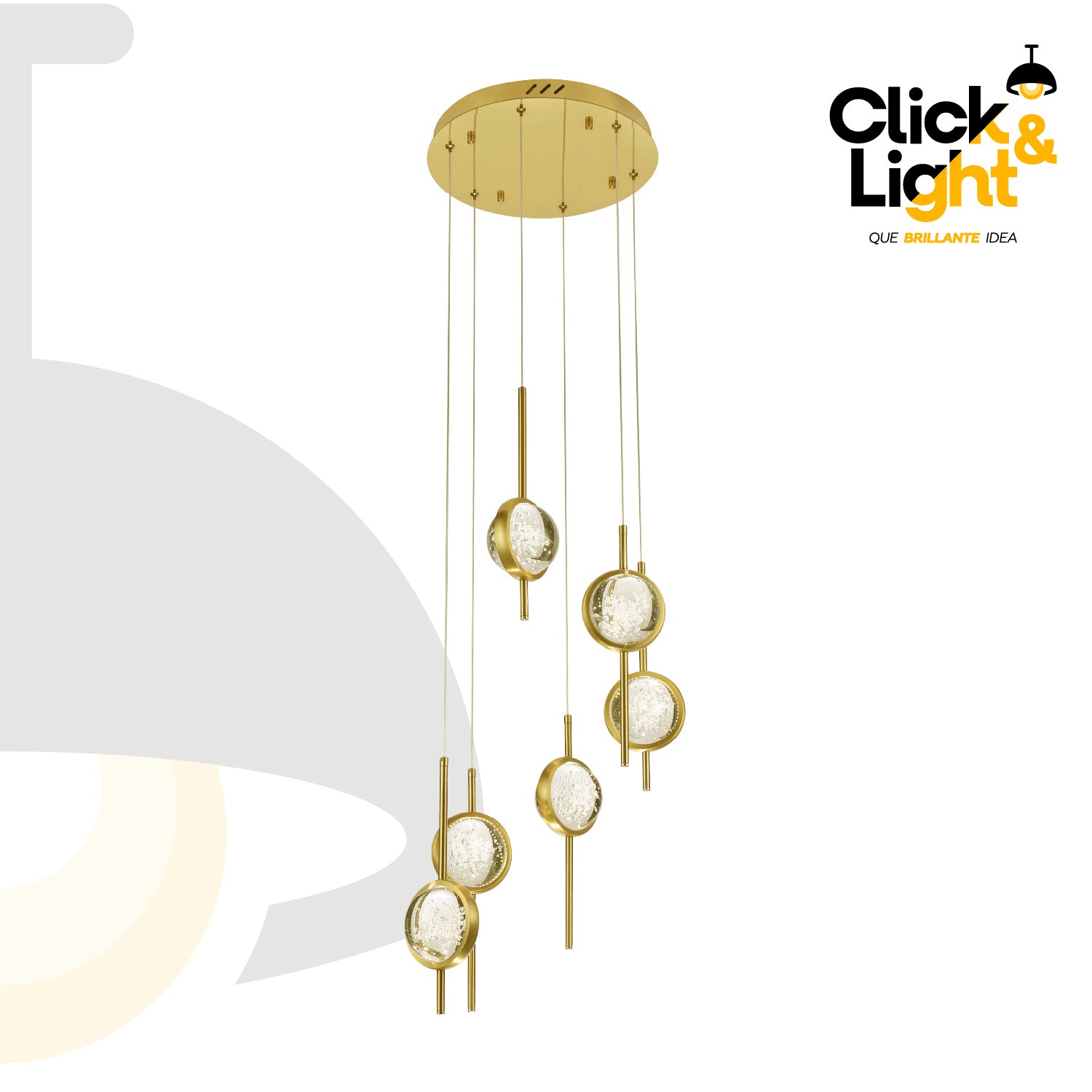 Colgante moderno Serei doble altura