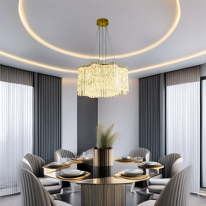 COLGANTE MAGNOLIA MODERNO DORADO CLARO