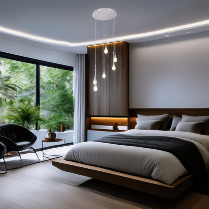 COLGANTE DENISSE MODERNA COLOR CROMO