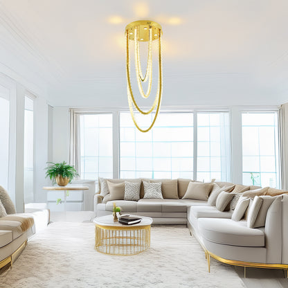COLGANTE MODERNO GIANNA COLOR DORADO CLARO