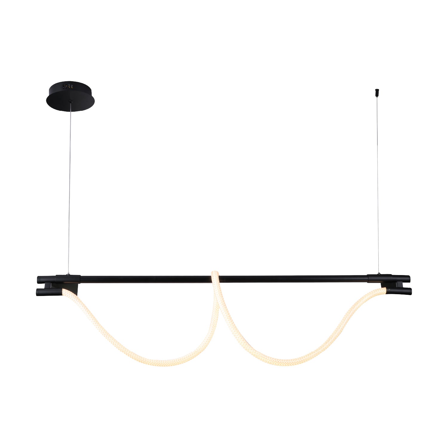 Colgante Alba Negro Smart Minimalista