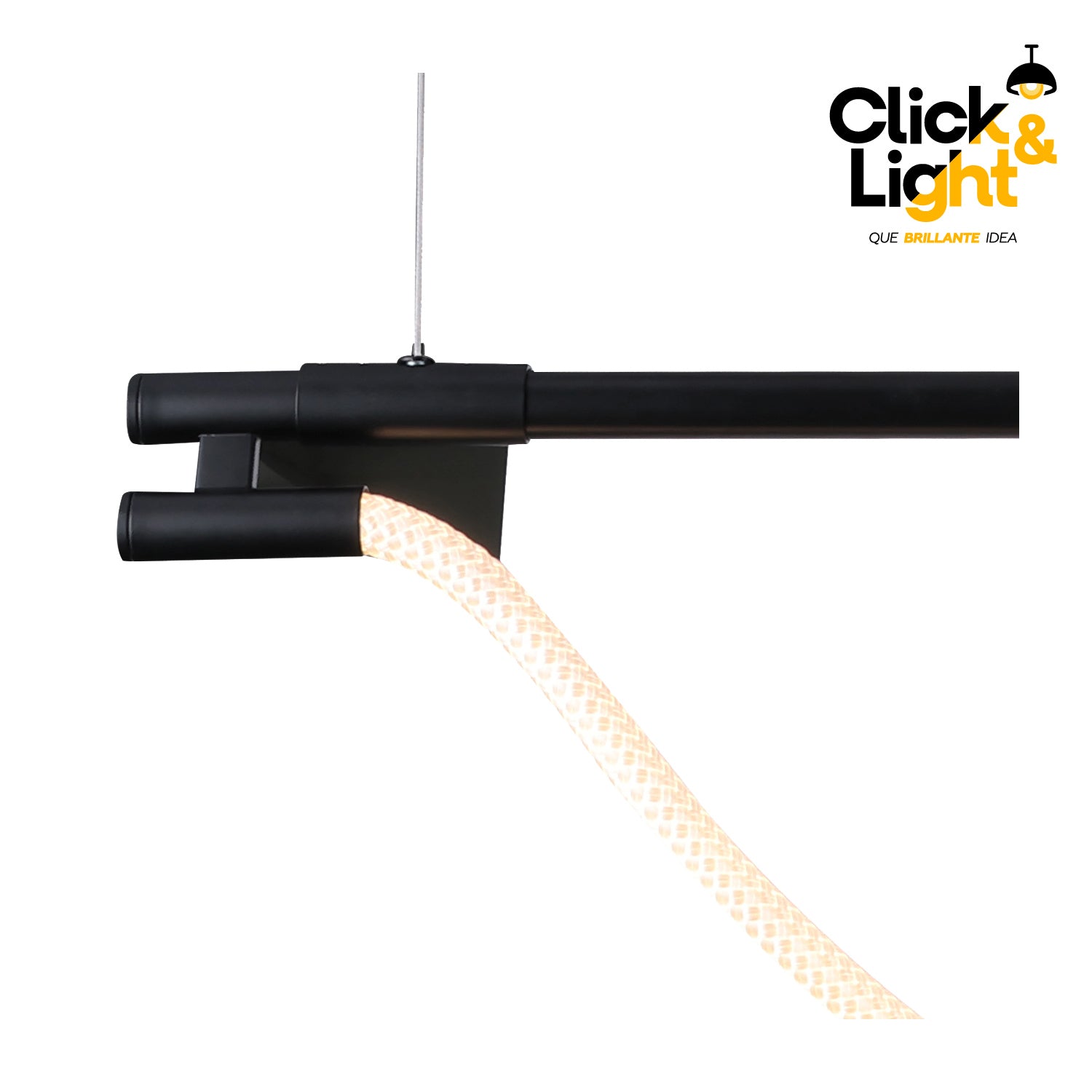 Colgante Alba Negro Smart Minimalista