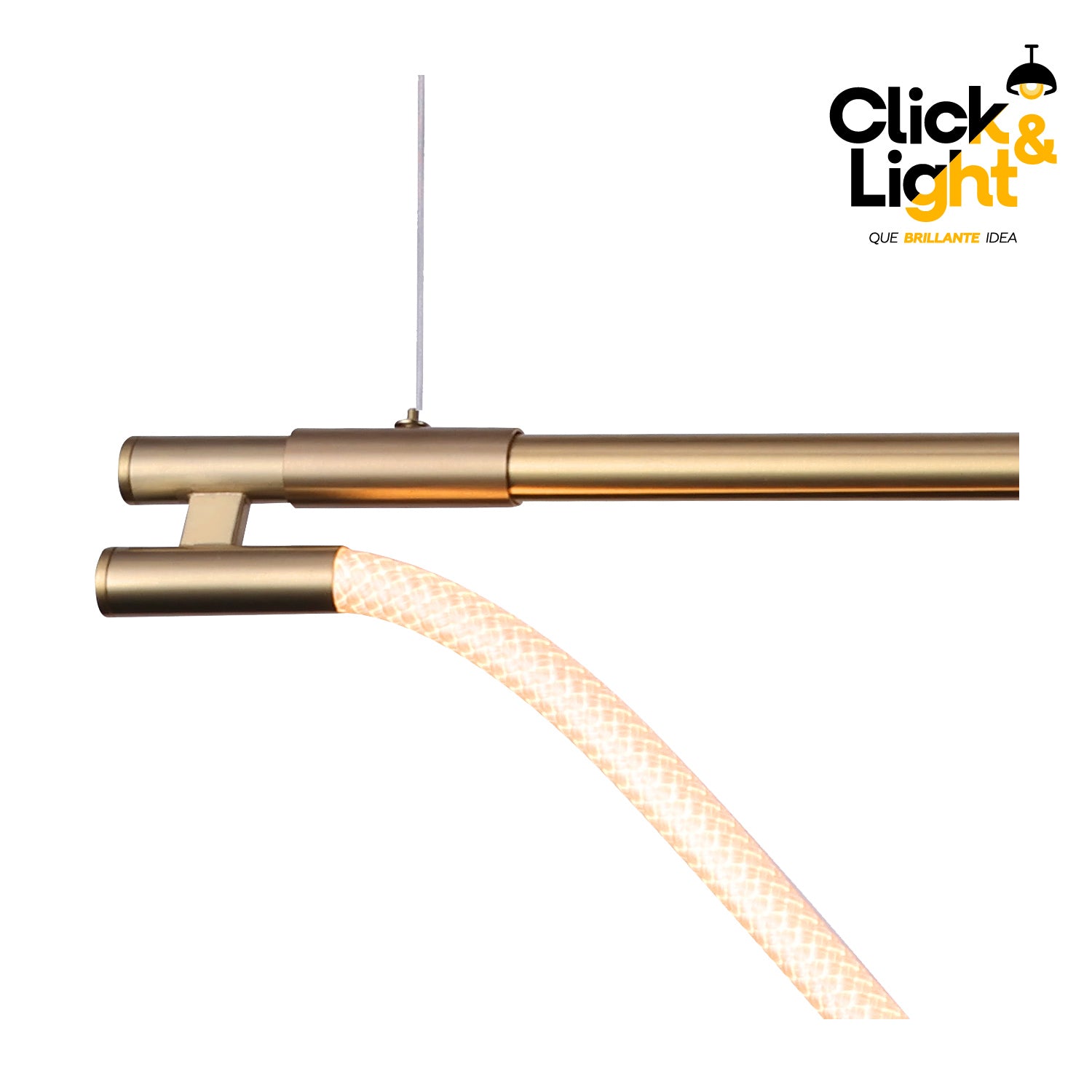 Colgante Minimalista Vera Color Dorado Blanco
