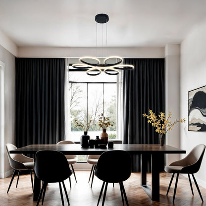 COLGANTE MODERNO AINA COLOR NEGRO MATE