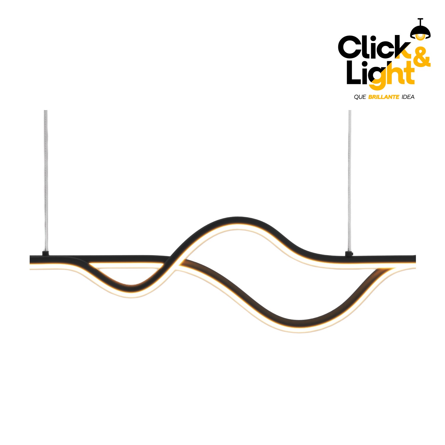 Colgante Minimalista Halo Color Negro Mate
