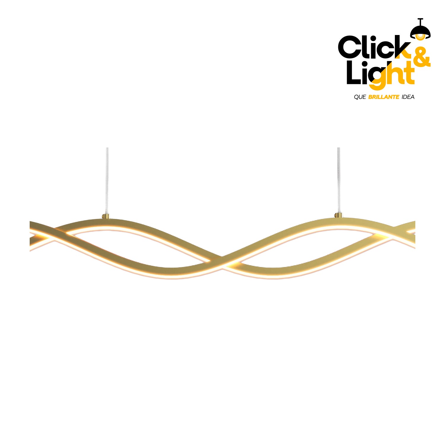 Colgante Minimalista Cira Color Dorado Mate