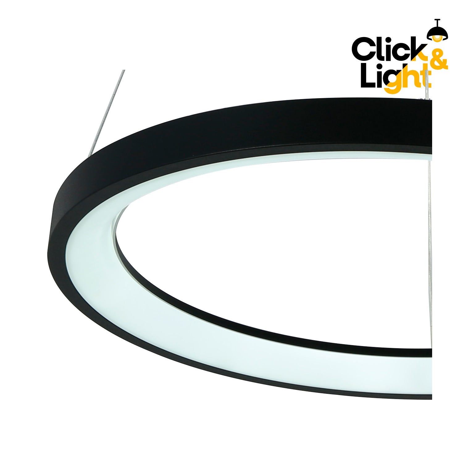 Colgante Minimalista Orbit Color Negro Mate