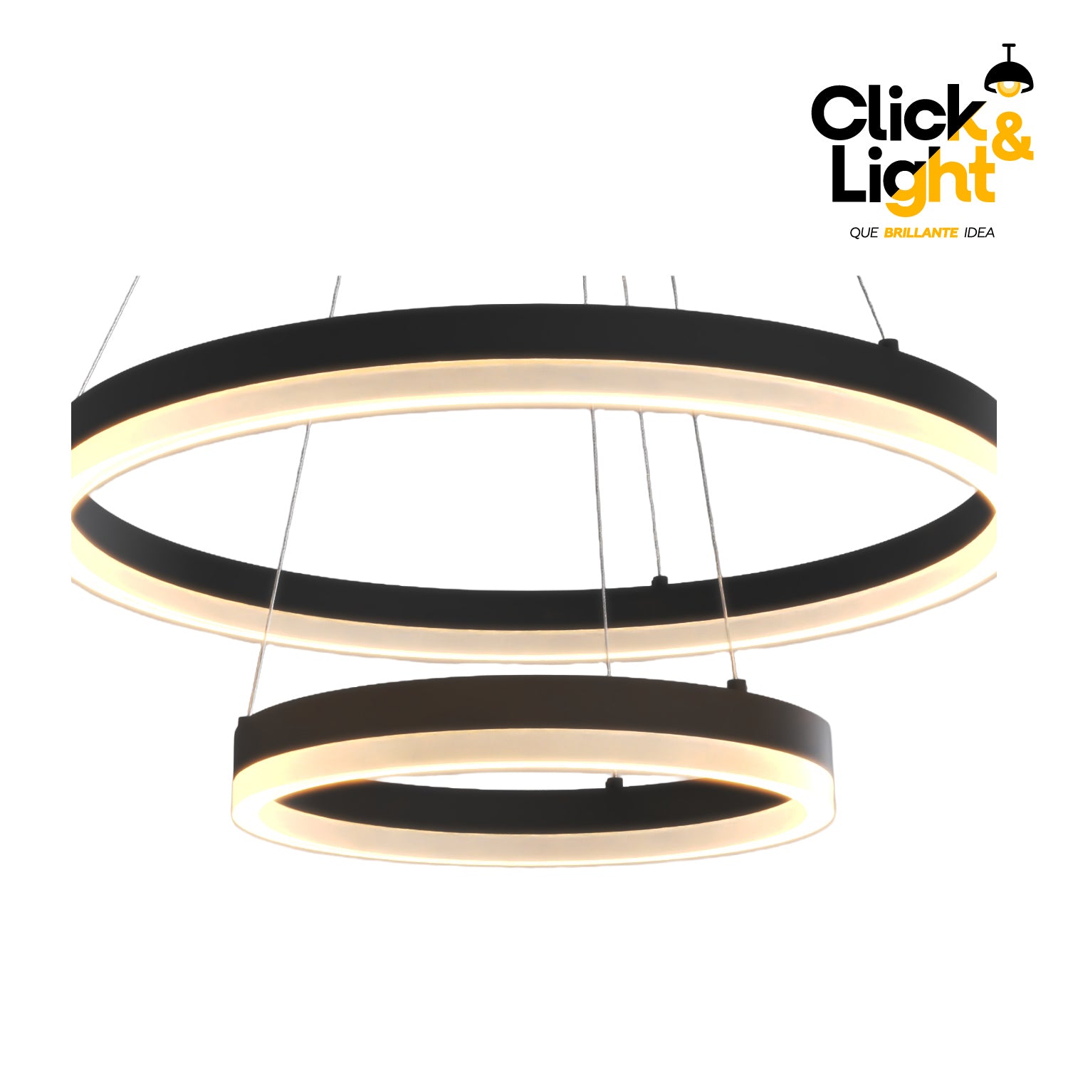Colgante Minimalista Zante Color Negro Mate