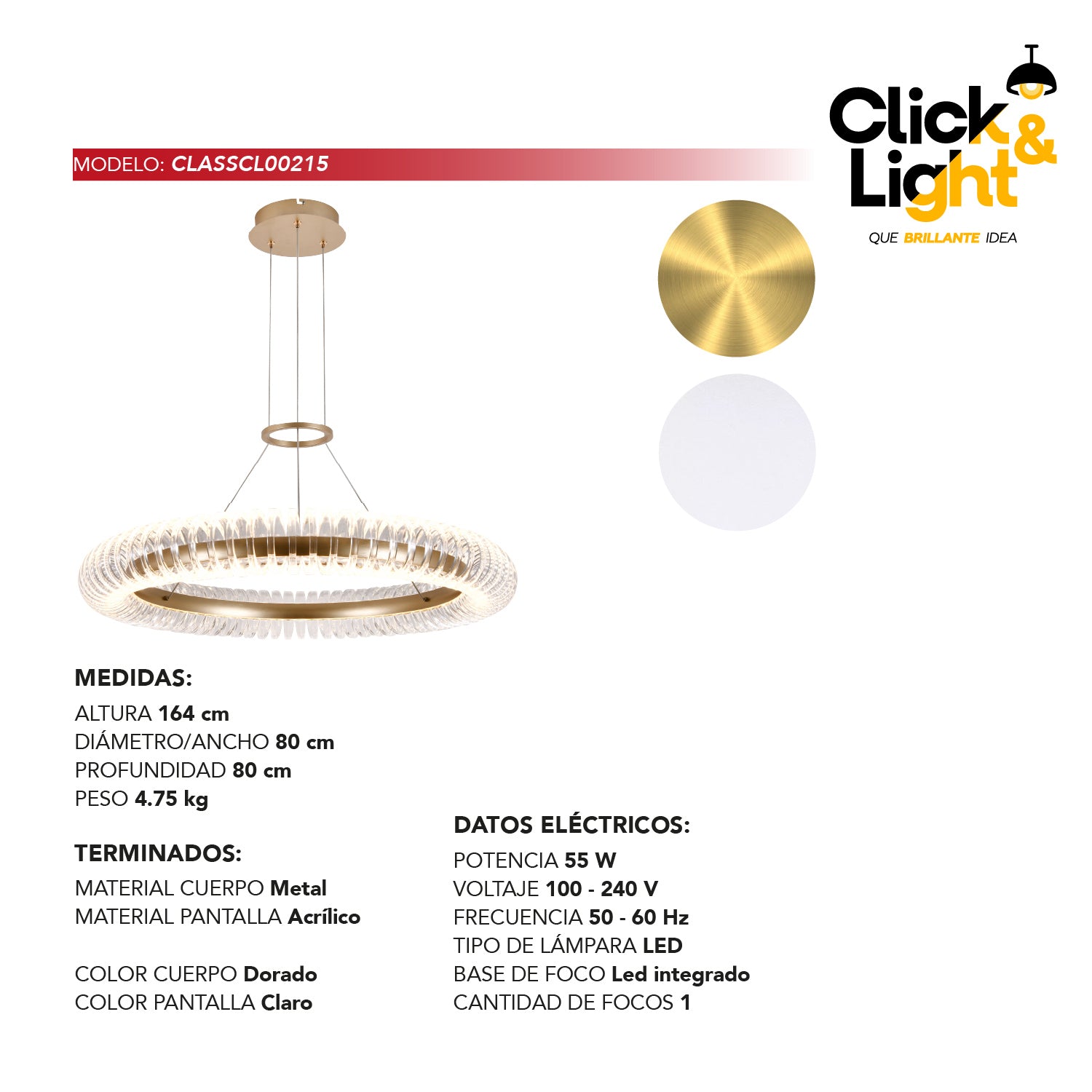 Colgante Velaris Estilo Contemporáneo