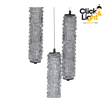 Lampara Colgante Negro Estilo Moderno Johannes