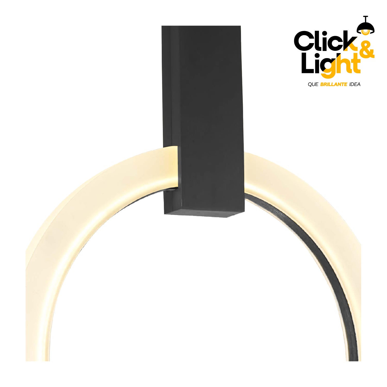 Lámpara Colgante Aura Negra LED