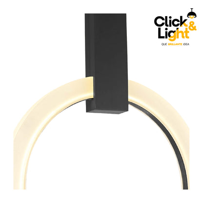 Lámpara Colgante Aura Negra LED