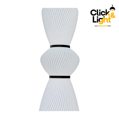 Colgante LED Hector · pantalla espiral, blanco
