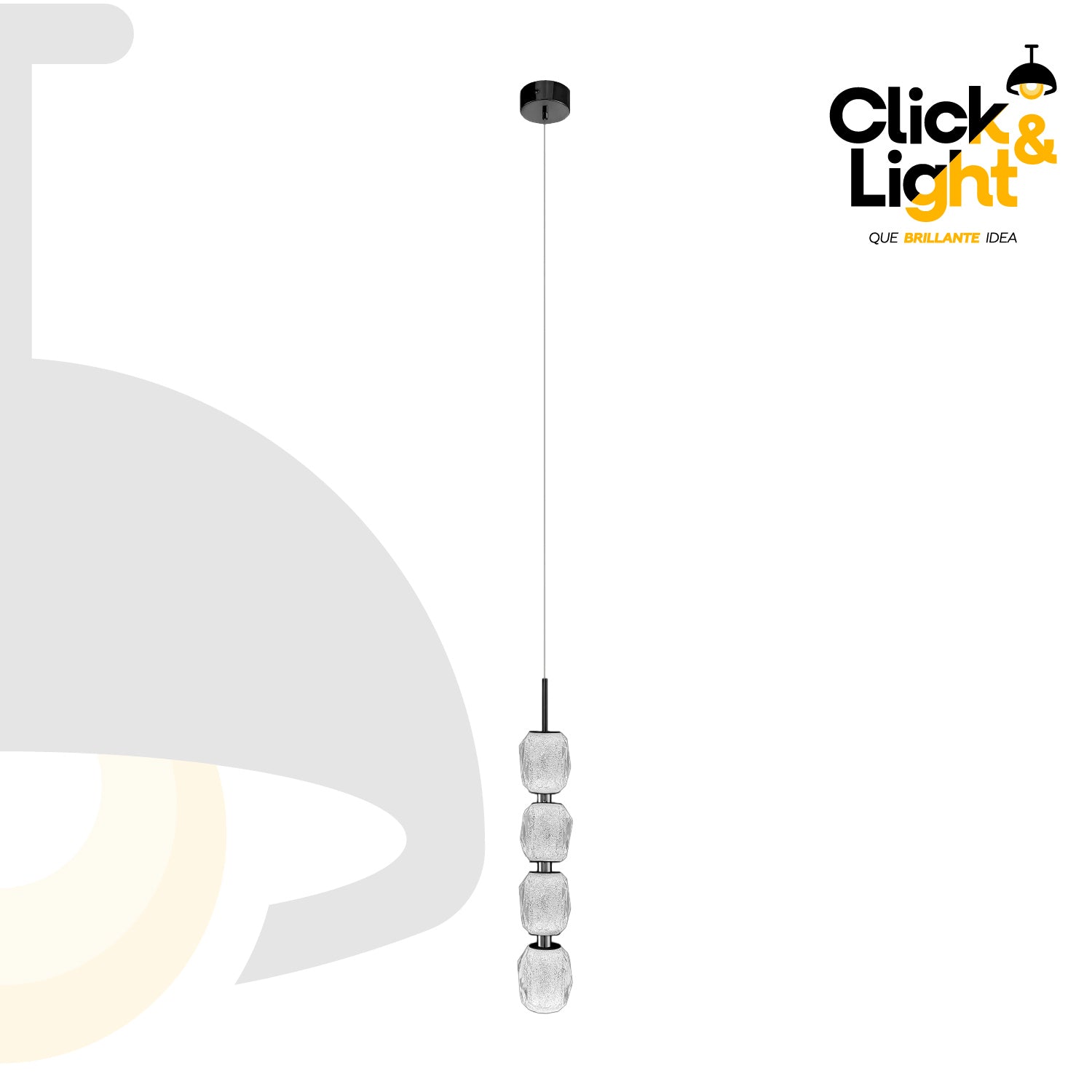 lámpara colgante individual led Venus