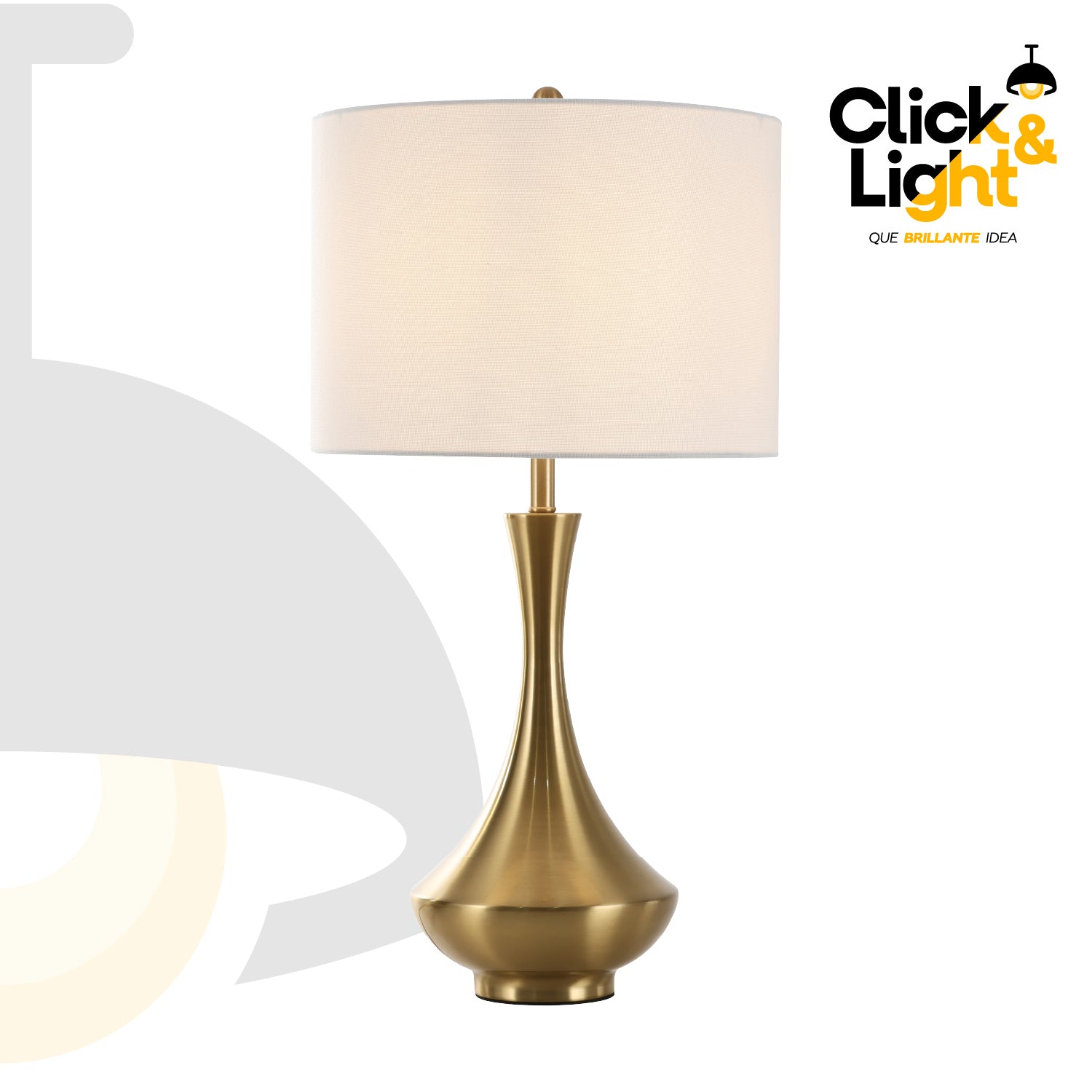 Lámpara de Mesa Iggy Contemporánea Dorado