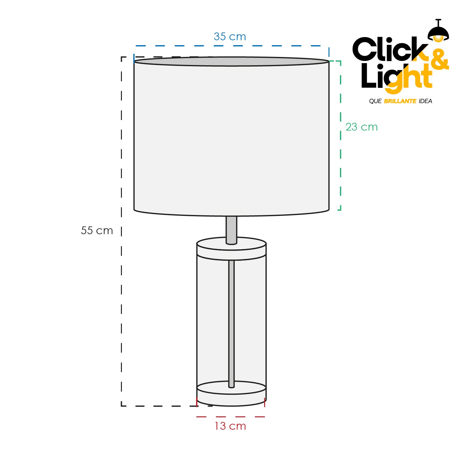 Lámpara De Mesa Estilo Moderno