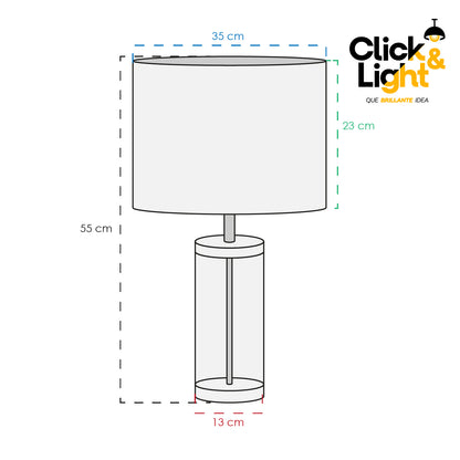 Lámpara De Mesa Estilo Moderno