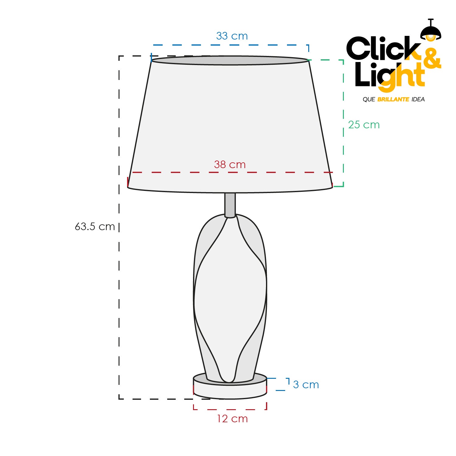 Lámpara de Mesa Estilo Contemporáneo