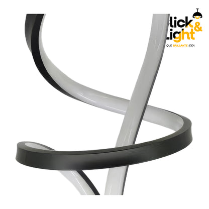 Lámpara de Mesa COUP Moderna Negra Led