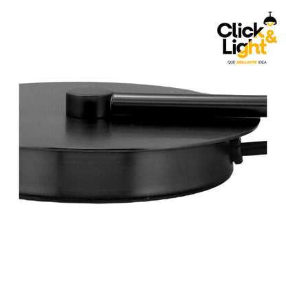 Lámpara de Mesa Rexx · pantalla de tela, negro
