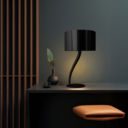 Lámpara de Mesa Indrux · vidrio y dorado