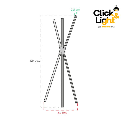 Lámpara De Pie Estilo Minimalista