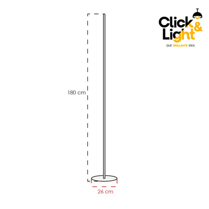 Lámpara De Pie Estilo Minimalista