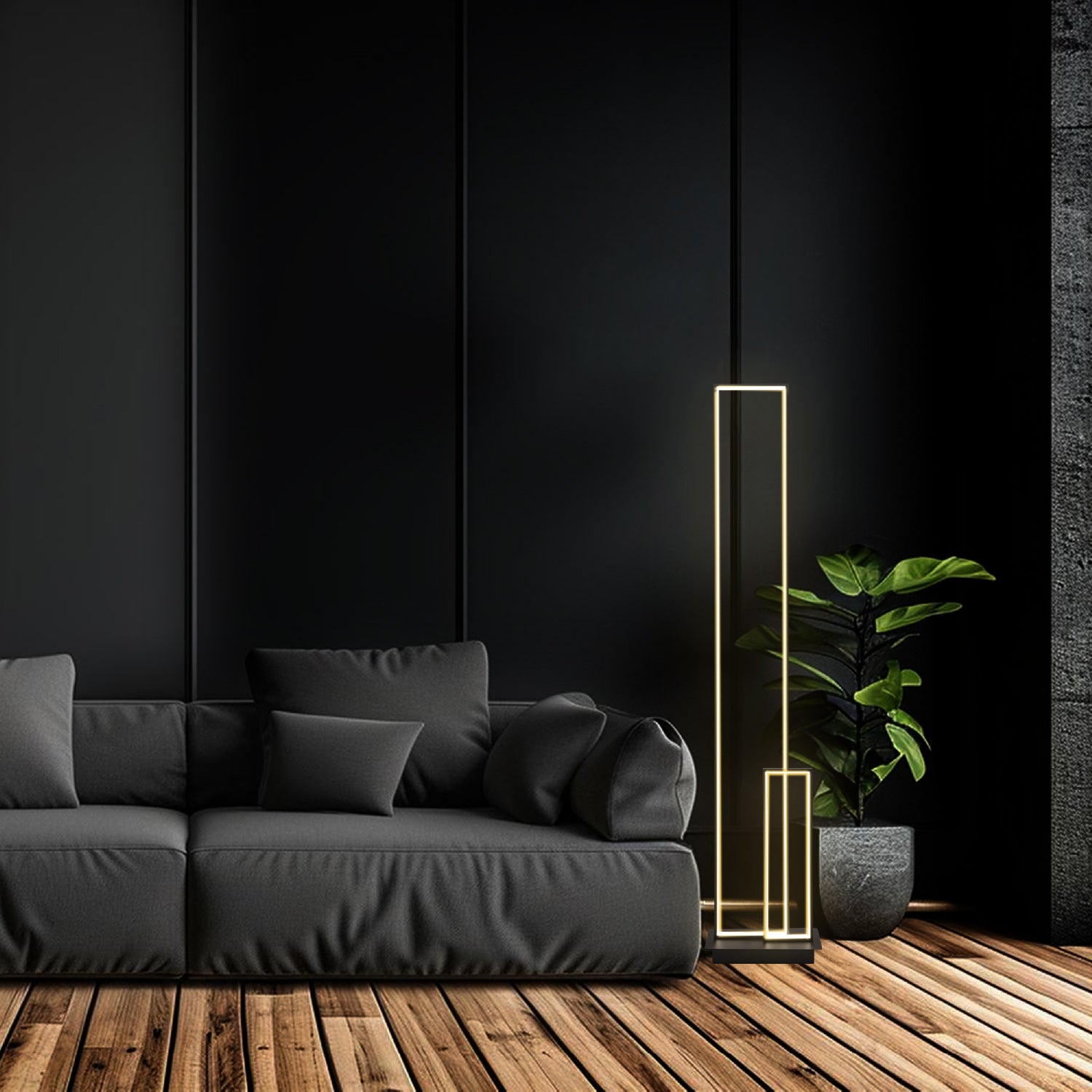 Lámpara De Pie Estilo Minimalista