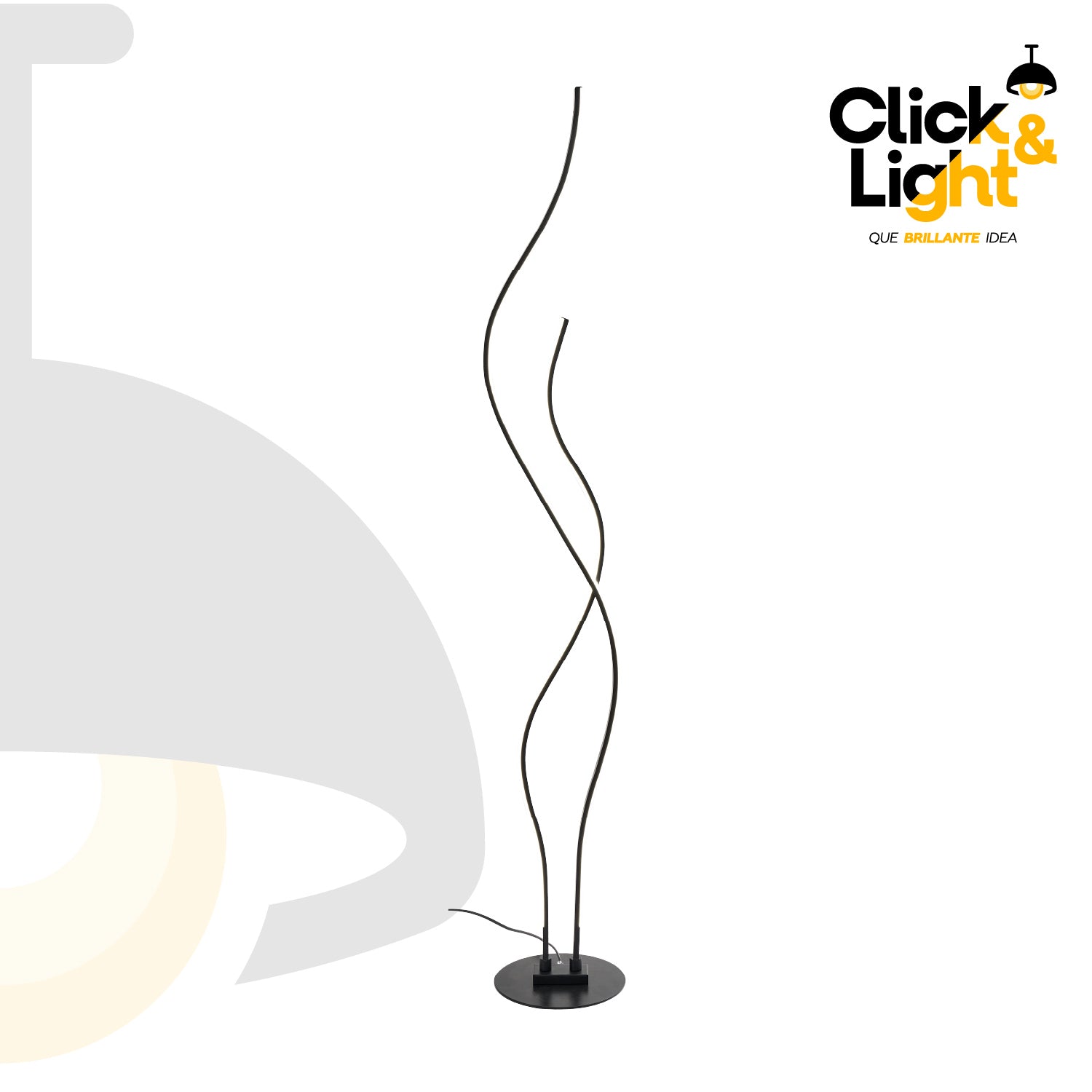LÁMPARA DE PIEPARAMONT MINIMALISTA NEGRO MATE
