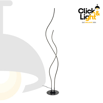 LÁMPARA DE PIEPARAMONT MINIMALISTA NEGRO MATE