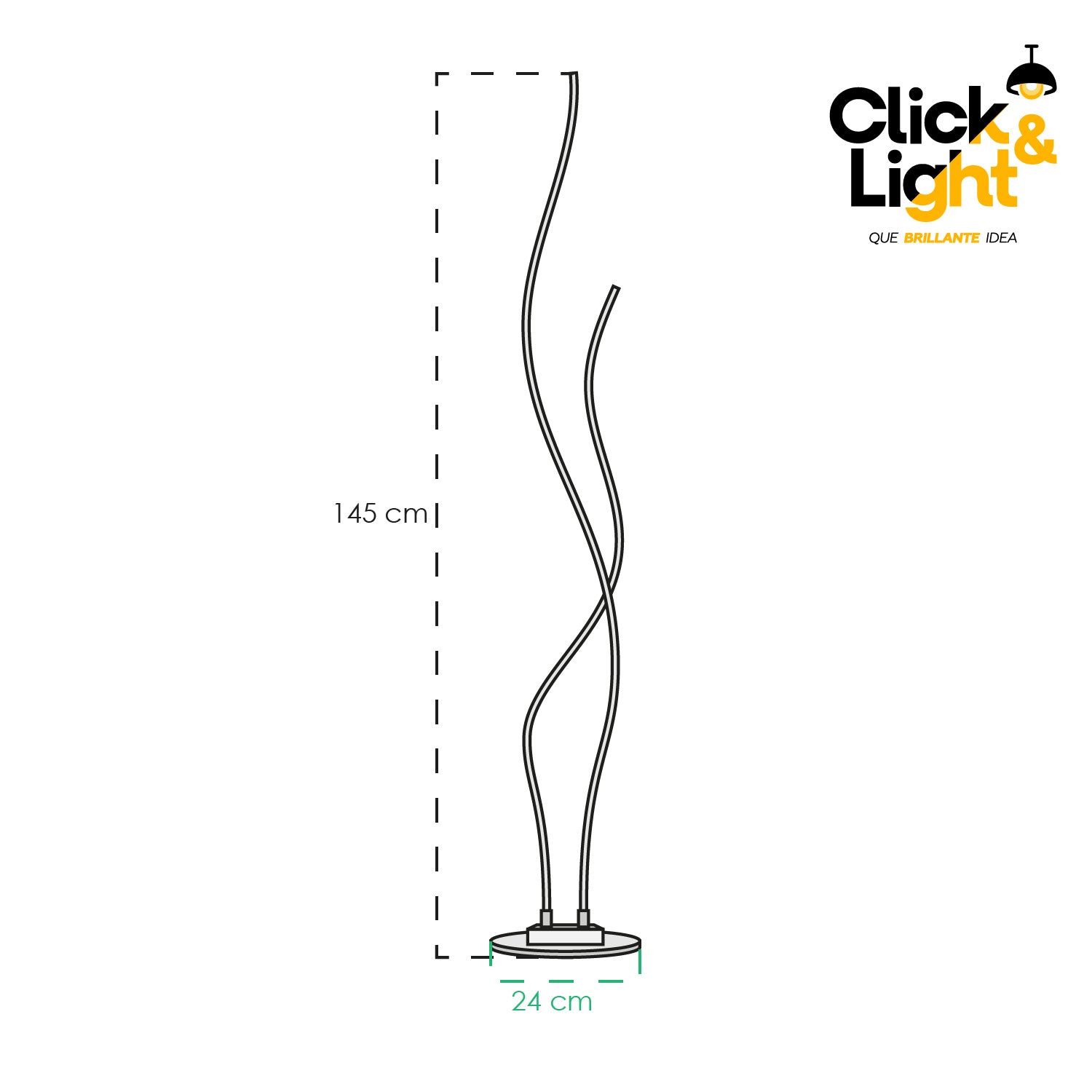 LÁMPARA DE PIEPARAMONT MINIMALISTA NEGRO MATE