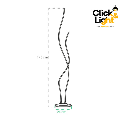 LÁMPARA DE PIEPARAMONT MINIMALISTA NEGRO MATE