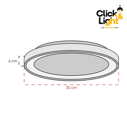 Plafón Elio Estilo Minimalista