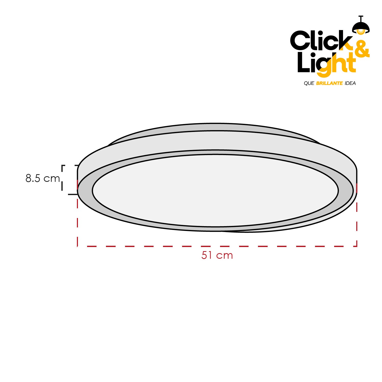 Plafón Lúmina Estilo Minimalista
