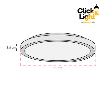 Plafón Lúmina Estilo Minimalista