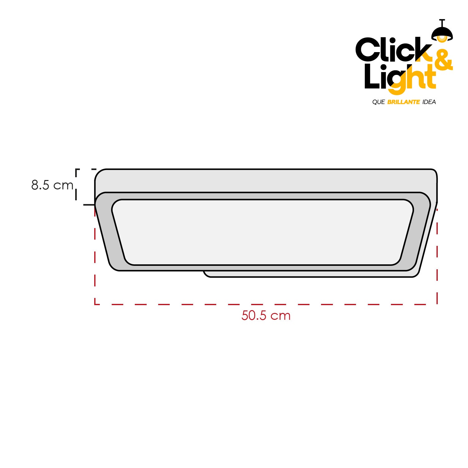 Plafón Cendra Estilo Minimalista