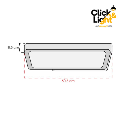 Plafón Cendra Estilo Minimalista
