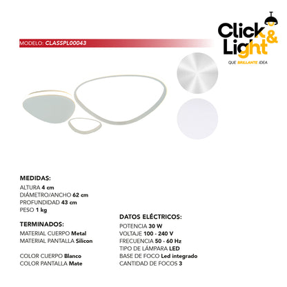 Plafón Estilo Minimalista