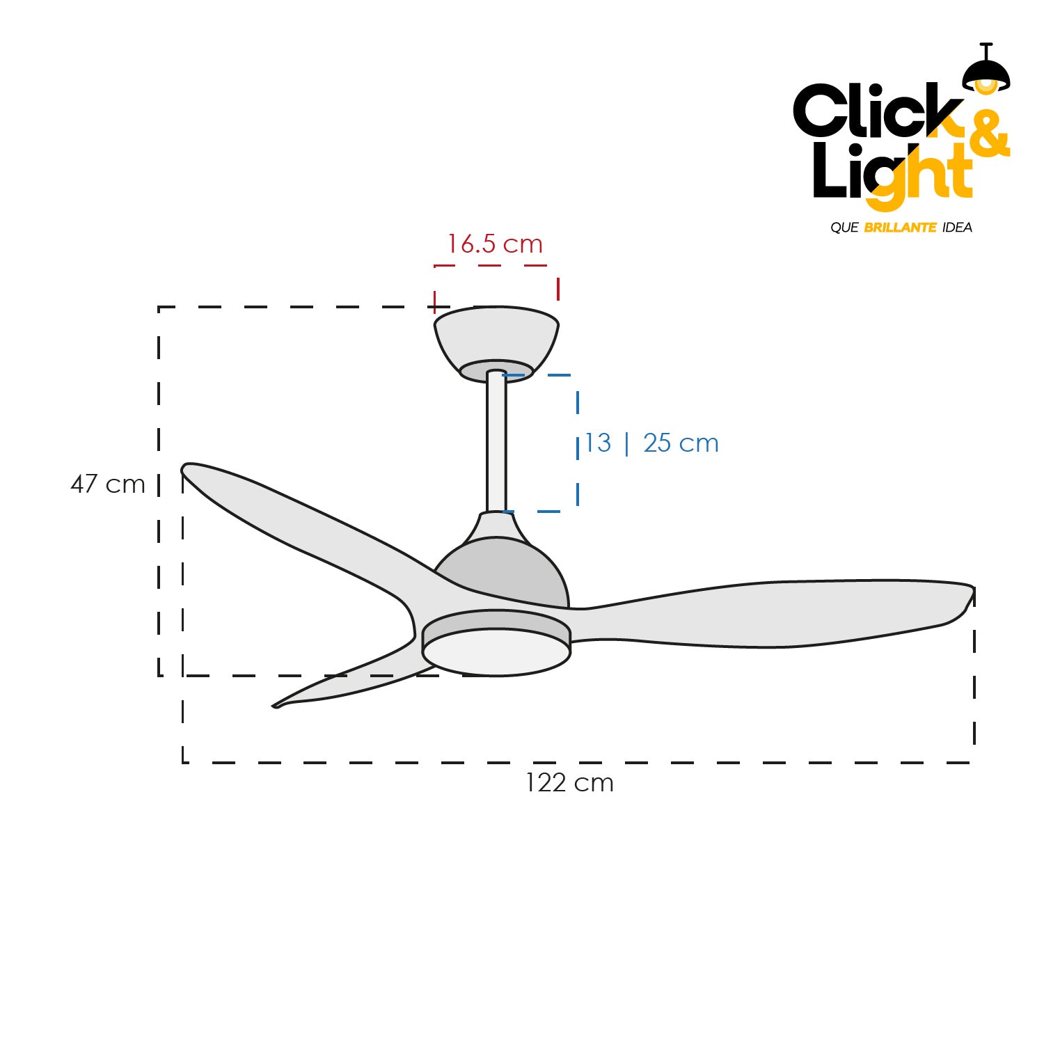 Ventilador Nerys Estilo Contemporáneo