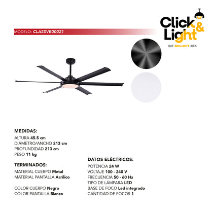 Ventilador Vento Estilo Contemporáneo