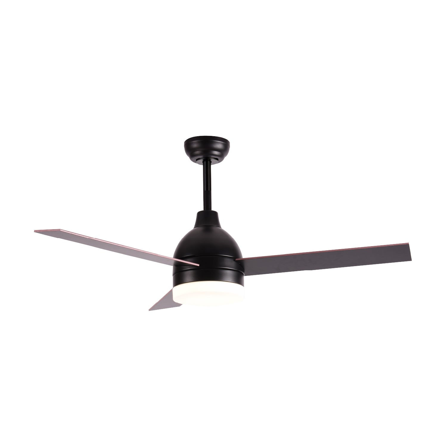 Ventilador Alize LED Negro Aspas Madera - Click & Light