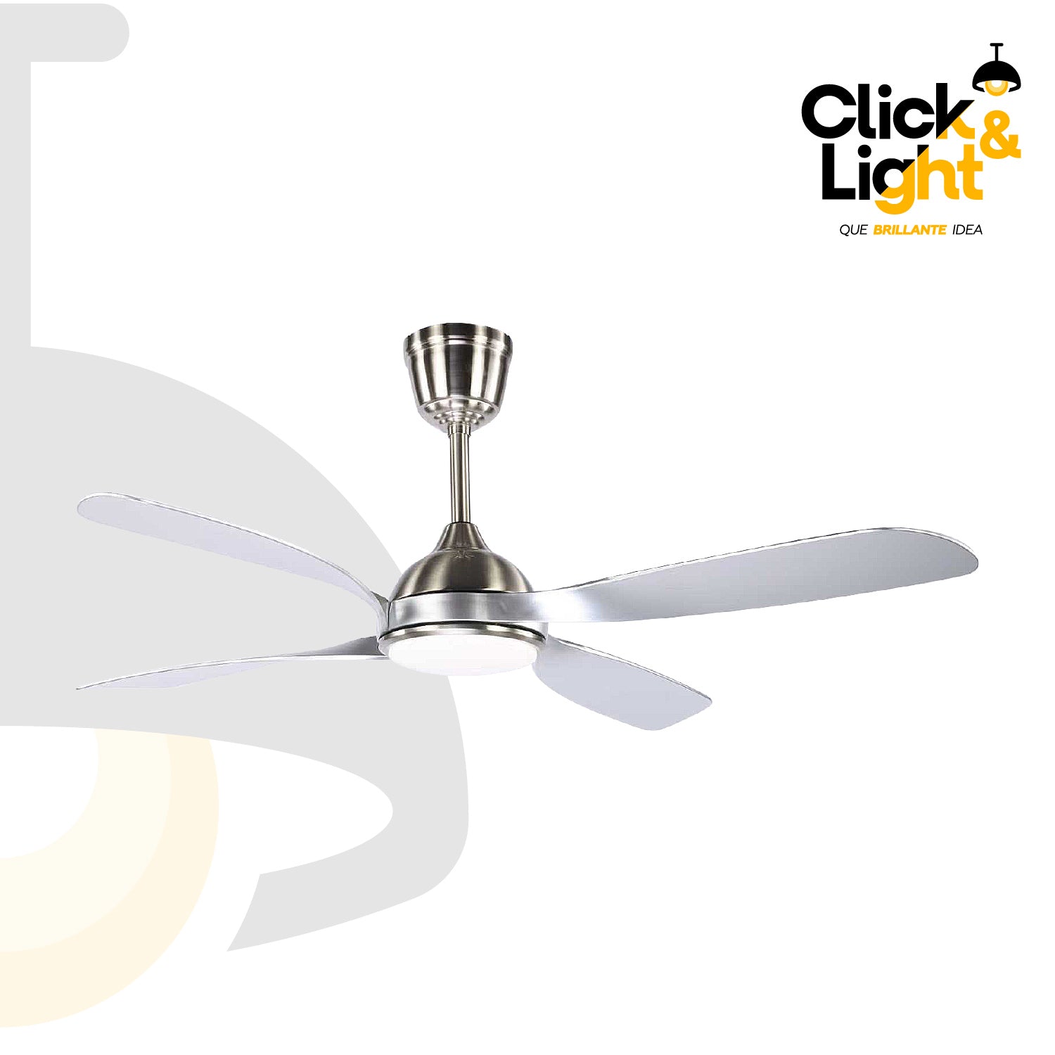 Ventilador Aero Contemporáneo - Click & Light México