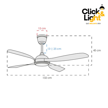Ventilador Aero Estilo Contemporáneo