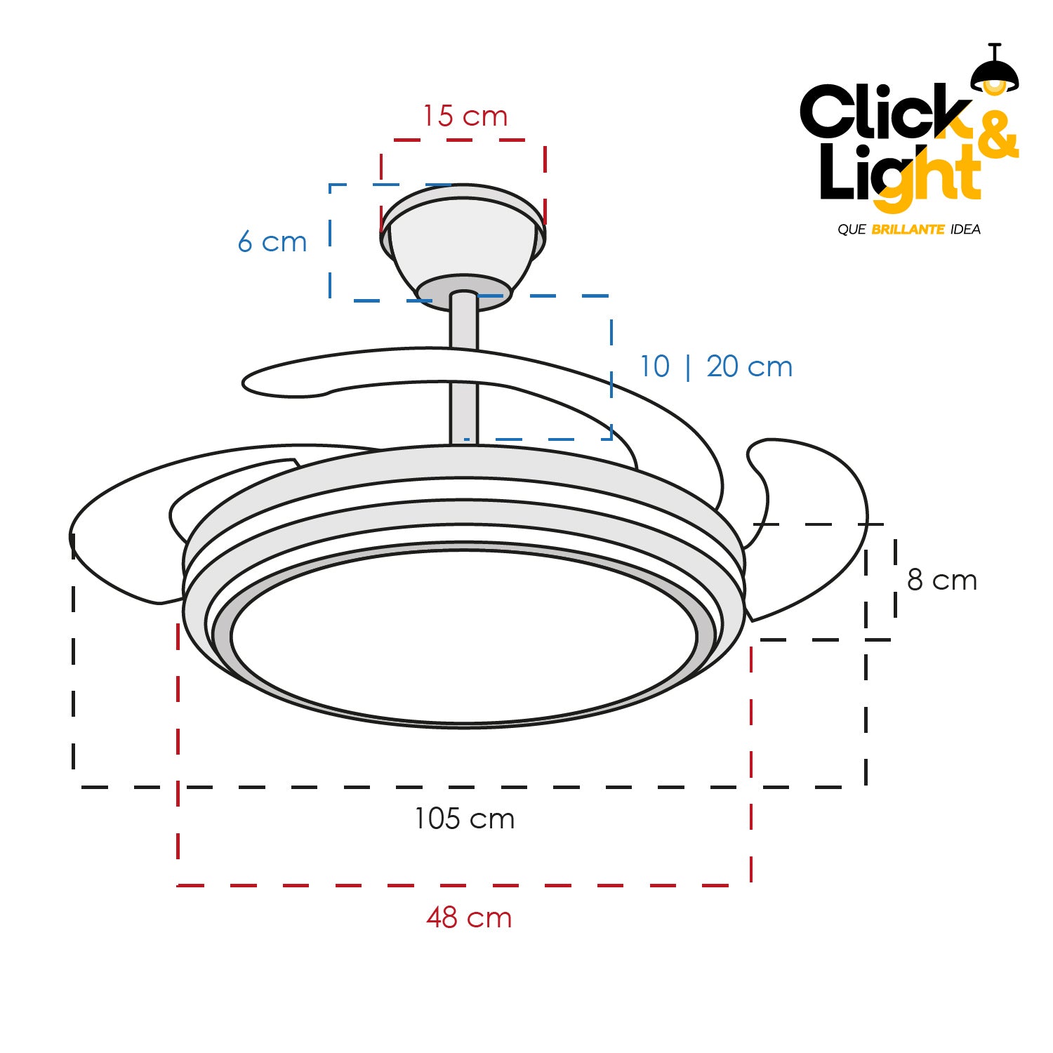 Ventilador Numa Estilo Contemporáneo