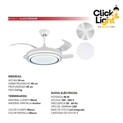 Ventilador Numa Estilo Contemporáneo